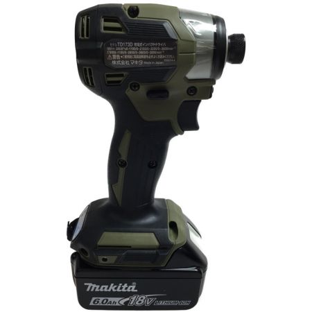  MAKITA マキタ インパクトドライバ 未使用品 付属品完備 TD173DRGX オリーブ