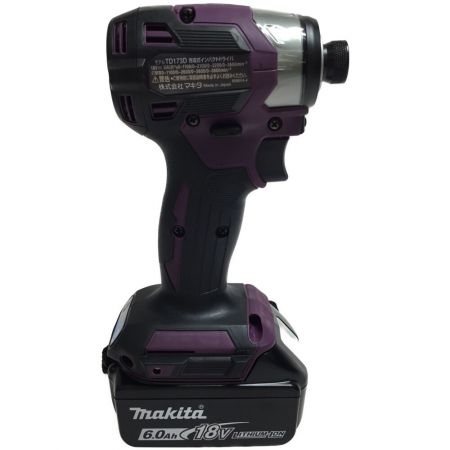  MAKITA マキタ インパクトドライバ 未使用品 付属品完備 TD173DRGX パープル