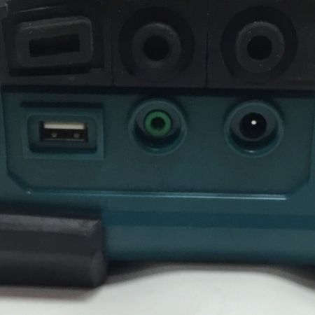  MAKITA マキタ バッテリー式スピーカー ACアダプター付 キズ・ヨゴレ・サビ有 MR203 ブルー