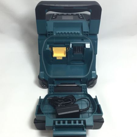  MAKITA マキタ バッテリー式スピーカー ACアダプター付 キズ・ヨゴレ・サビ有 MR203 ブルー
