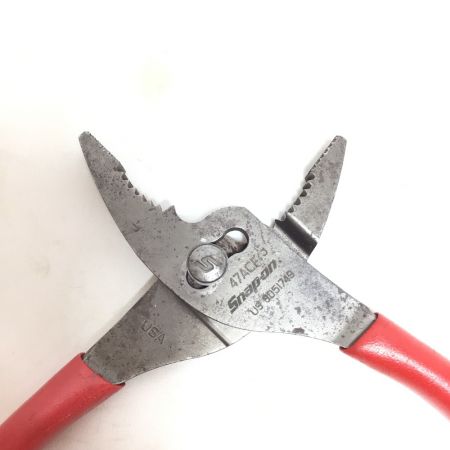  Snap-on スナップオン 工具 ハンドツール ペンチ 47ACF レッド