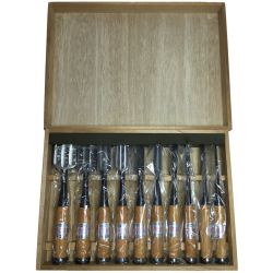 ΘΘ  ノミ 三つ裏 追入鑿 聖護院 十本組 未使用品  Sランク