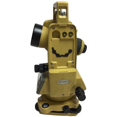  TOPCON レーザー機器 セオドライト ケース付 DT-214 イエロー