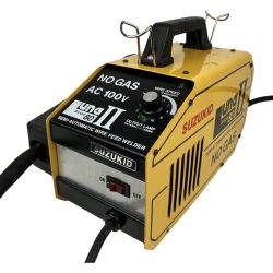 ЗЗ SUZUKID 100v ノンガス 半自動溶接機 SAY-80L2 イエロー Cランク