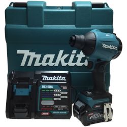 ΘΘ MAKITA マキタ 充電式エアダスタ 付属品完備 AS001GRD ブルー Aランク