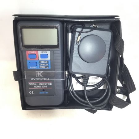  KYORITSU 共立電気計器 デジタル照度計 MODEL5202