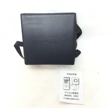  KYORITSU 共立電気計器 デジタル照度計 MODEL5202