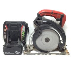  MAX マックス 防じん兼用丸のこ 充電器・充電池1個付 PJ-CS61CDP レッド×ブラック Cランク