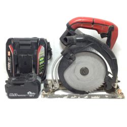 ΘΘ MAX マックス 防じん兼用丸のこ 充電器・充電池1個付 PJ-CS61CDP レッド×ブラック Cランク