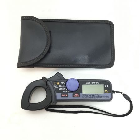  KYORITSU 共立電気計器 デジタルクランプメーター ケース付 KEW SNAP  2431