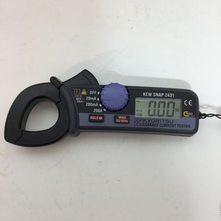  KYORITSU 共立電気計器 デジタルクランプメーター ケース付 KEW SNAP  2431