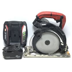 ΘΘ MAX マックス 防じん兼用丸のこ 165mm 18v 充電器・充電池1個 コードレス式 程度C PJ-CS61CDP レッド Cランク