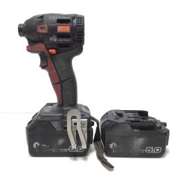 ΘΘ MAX マックス インパクトドライバ コードレス式 18v 充電池2個付  程度C PJ-ID153 レッド Cランク