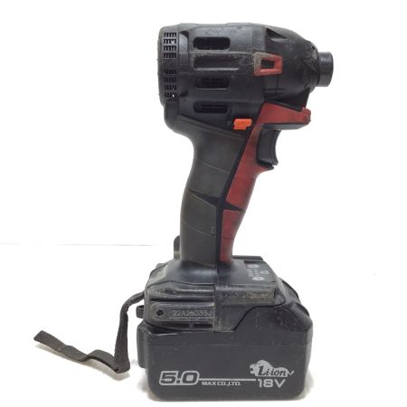 MAX マックス インパクトドライバ コードレス式 18v 充電池2個付  程度C PJ-ID153 レッド