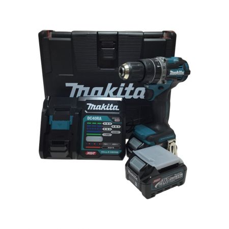  MAKITA マキタ ドライバドリル 40v 未使用品 付属品完備 HP002GRDX ブルー