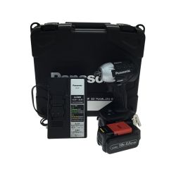 ΘΘ Panasonic パナソニック インパクトレンチ 充電器・充電池2個・ケース付 未使用品 EZ75A8LJ2G-B ブラック Sランク