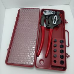 TOP工業 ハンドパンチセット PU-105 レッド Bランク