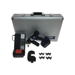 ΘΘ カクタス 電動油圧式圧着工具 充電器・充電池2個 コードレス式・ケース付 EV-250DL Bランク