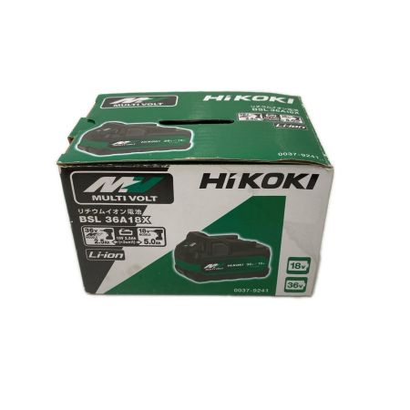 HiKOKI ハイコーキ 36V バッテリー BSL36A18X 未使用品