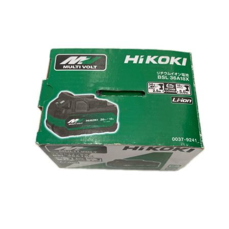 HiKOKI ハイコーキ 36V バッテリー BSL36A18X 未使用品