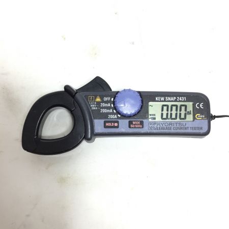  KYORITSU 共立電気計器 デジタルクランプメーター ケース付 KEW SNAP 2431