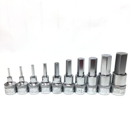  TONE トネ ヘキサゴンソケットレンチセット H4100MP レッド