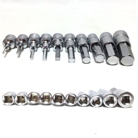  TONE トネ ヘキサゴンソケットレンチセット H4100MP レッド