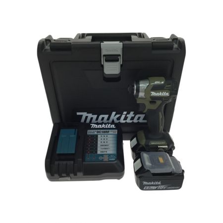  MAKITA マキタ インパクトドライバ  未使用品 付属品完備 ① TD173DRGX オリーブ