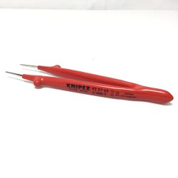 ΘΘ KNIPEX クニペックス 絶縁ピンセット  922762 レッド Aランク