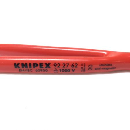  KNIPEX クニペックス 絶縁ピンセット  922762 レッド