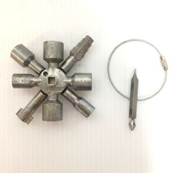 ΘΘ KNIPEX クニペックス コントロールキャビネットキー 001101 Bランク