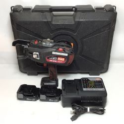 ΘΘ MAX マックス 鉄筋結束機 リバータイヤ 程度B 充電器・充電池2個・ケース付 コードレス式 14.4v RB-519-HB2C レッド×ブラック Bランク