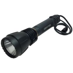 ΘΘ GENTOS 懐中電灯 LEDフラッシュライト 充電ケーブル・ケース付 コードレス式 UT-3200H ブラック Aランク