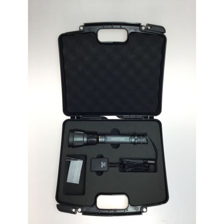  GENTOS 懐中電灯 LEDフラッシュライト 充電ケーブル・ケース付 コードレス式 UT-3200H ブラック