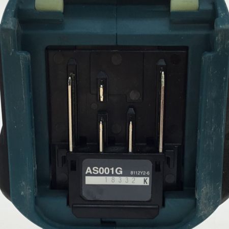  MAKITA マキタ エアダスター AS001GRD 40v 充電器・充電池1個・ケース・ノズル各種・アタッチメント付 程度B AS001GRD グリーン