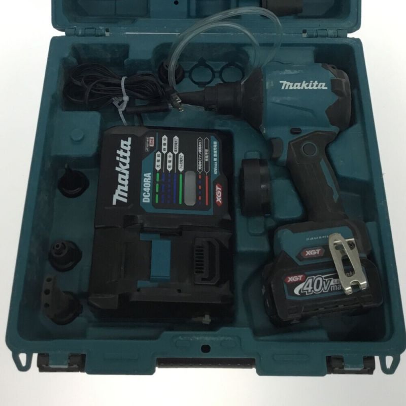 中古】 MAKITA マキタ エアダスター AS001GRD 40v 充電器・充電池1個