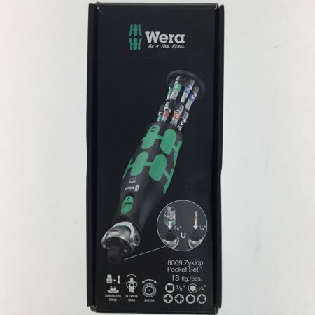  Ｗｅｒａ サイクロップポケットセット ラチェットドライバー 程度B 8009