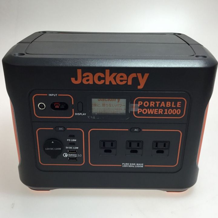 Jackery ポータブル電源1000 1002Wh容量 未使用品 PTB101｜中古｜なんでもリサイクルビッグバン