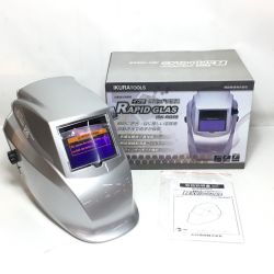 ΘΘ IKURA SEIKI CO.,LTD. 育良精機 溶接面 未使用品(S) ISK-RG5S ホワイト×ブラック Sランク