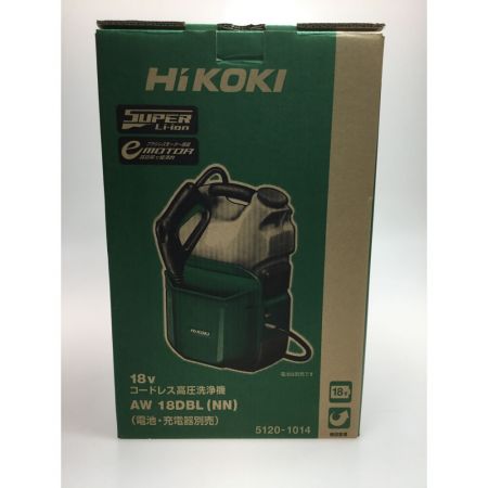  HiKOKI ハイコーキ コードレス高圧洗浄機 AW18DBL(NN) グリーン