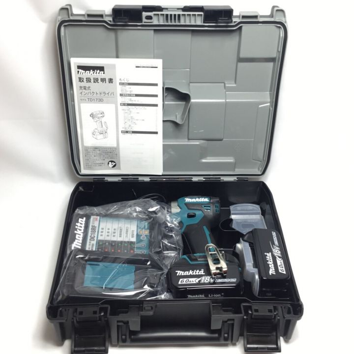 MAKITA マキタ インパクトドライバ 18v 未使用品 付属品完備 9 TD173D TD173DRGX ブルー｜中古｜なんでもリサイクルビッグバン