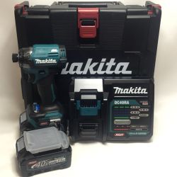 ΘΘ MAKITA マキタ インパクトドライバ 40v 未使用品(S) 付属品完備 コードレス式 ① TD002GRDX ブルー Sランク