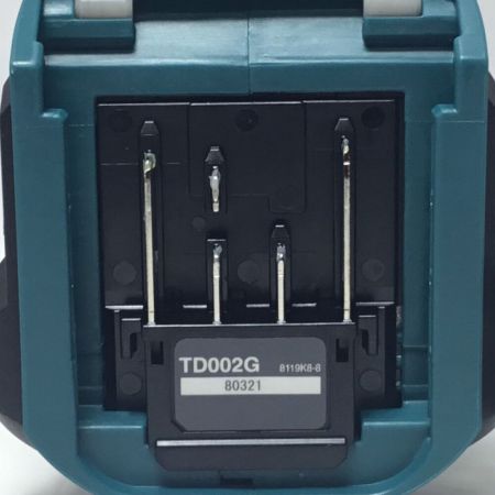  MAKITA マキタ インパクトドライバ 40v 未使用品(S) 付属品完備 コードレス式 ① TD002GRDX ブルー