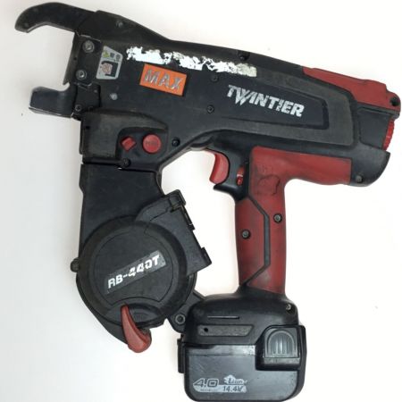  MAX マックス リバータイヤ 充電器・充電池1個・ケース付 コードレス式 14.4v RB-440T レッド×ブラック