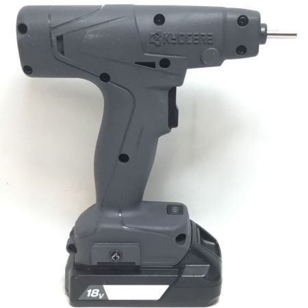  KYOCERA キョウセラ タイルパッチ 18v 充電器・充電池1個・ケース付 DTP180 グレー