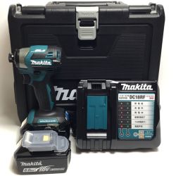ΘΘ MAKITA マキタ インパクトドライバ 18v 未使用品 付属品完備 1 TD173D TD173DRGX ブルー Sランク