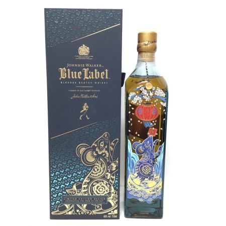  Johnnie Walker ジョニーウォーカー ウィスキー スコッチ BlueLabel 40% イヤーオブザラット 750ml 