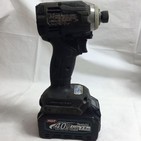 MAKITA マキタ インパクトドライバ 40v 充電器・充電池2個・ケース付 程度B TD001GRDX ブラック
