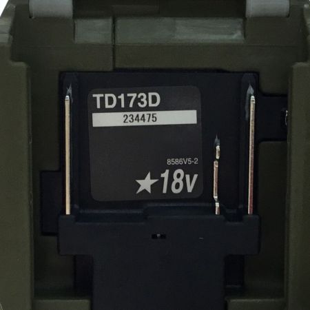  MAKITA マキタ インパクトドライバ 未使用品 付属品完備 ① TD173DRGX オリーブ