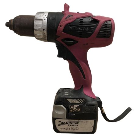 €€ HITACHI 日立 コードレス式ドライバドリル13mm 14.4v DS14DBL パープル